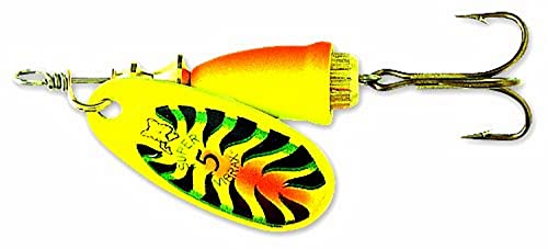 Blue Fox Classic Vibrax 05 Painted 7/16 Firetiger Size-|13 for Bass Fishing