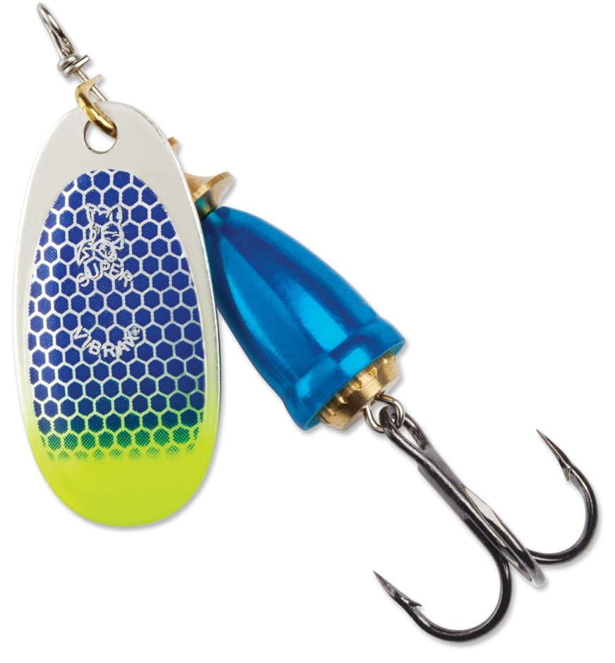 Blue Fox Classic Vibrax 01 Plated Tackle for Bass Fishing in Lakes and Reservoirs with Ultimate Sensitivity and Durabili