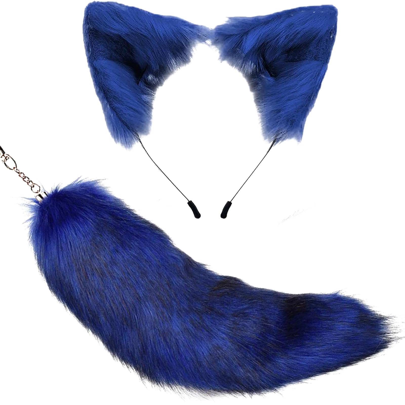 YXCFEWD Fluffy Fox Tail Set for Kids Cosplay Halloween Party